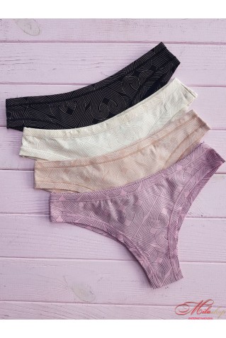 Хлопковые трусики бразилиана Obrana (Anabel Arto) 200-20 с узором